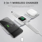 3-in-1 Wireless Charger Dubai | Fast Charging Station for Phone, Watch & AirPods
