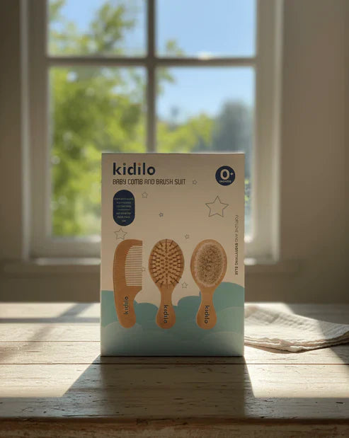 Kidilo – طقم فرشاة ومشط للأطفال