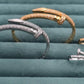 Luxury Nail-Style Sparkle Bangle Set