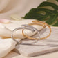 Luxury Nail-Style Sparkle Bangle Set